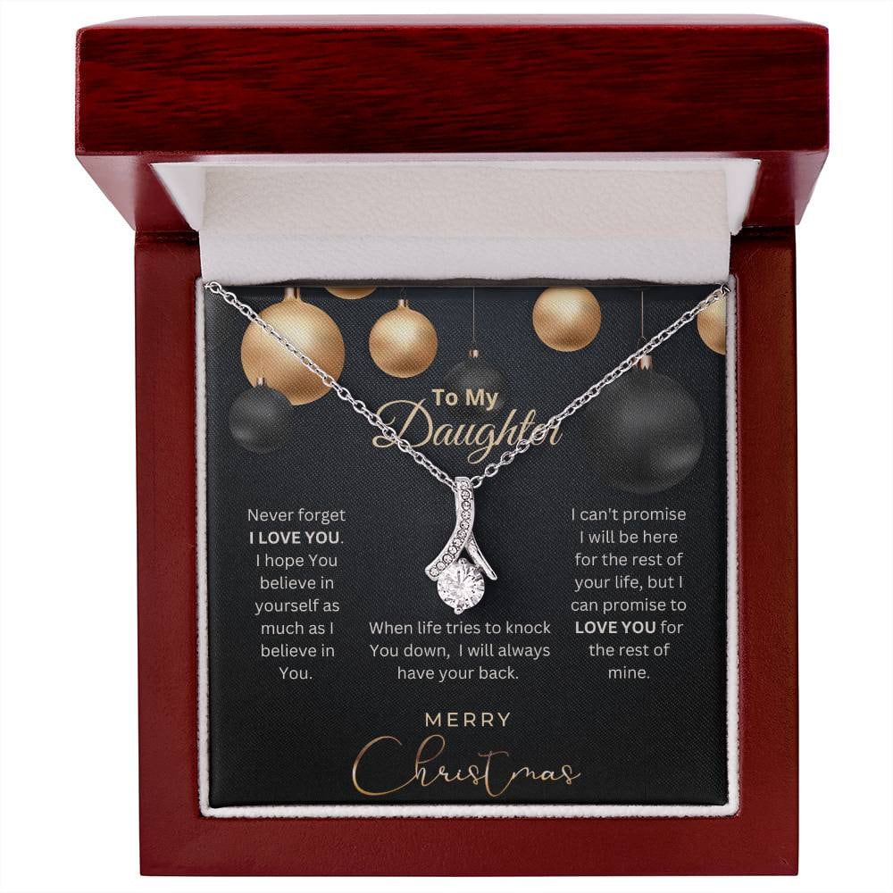 Daughter Gift, Christmas Gift To Daughter, Daughter Necklace, Gift From Mom, Gift From Dad