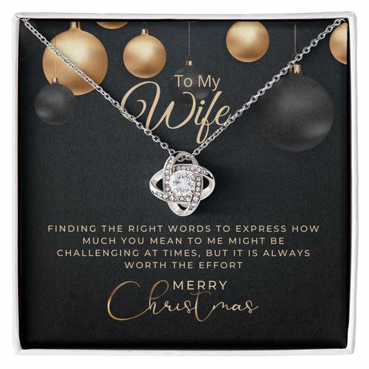 Christmas Gift To My Wife, Wife Necklace, Gift For Wife