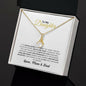To My Daughter Necklace, Daughter Gift, Gift From Mom, Gift From Dad