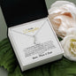 To My Daughter Necklace, Daughter Gift, Gift From Mom, Gift From Dad