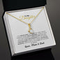 To My Daughter Necklace, Daughter Gift, Gift From Mom, Gift From Dad