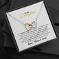 To My Daughter Necklace, Daughter Necklace, Gold Hearts Necklace, Gift From Mom, Gift From Dad
