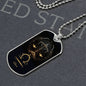 Libra Zodiac Sign Gift, Libra Dog Tag Necklace, Birthday Gift For Him