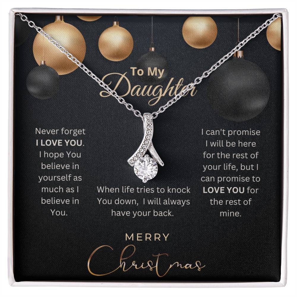 Daughter Gift, Christmas Gift To Daughter, Daughter Necklace, Gift From Mom, Gift From Dad