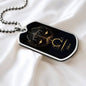 Libra Zodiac Sign Gift, Libra Dog Tag Necklace, Birthday Gift For Him