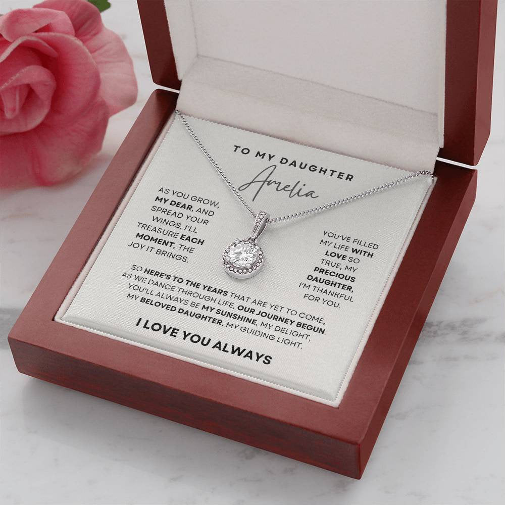 Daughter Gift, Daughter Necklace, Personalised Christmas, Birthday, Graduation Gift For Daughter