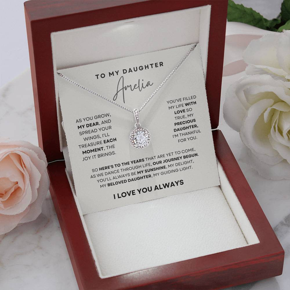 Daughter Gift, Daughter Necklace, Personalised Christmas, Birthday, Graduation Gift For Daughter