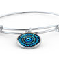 Evil Eye Bracelet, Evil Eye Bangle, Personalised Evil Eye Pendant
