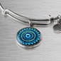 Evil Eye Bracelet, Evil Eye Bangle, Personalised Evil Eye Pendant