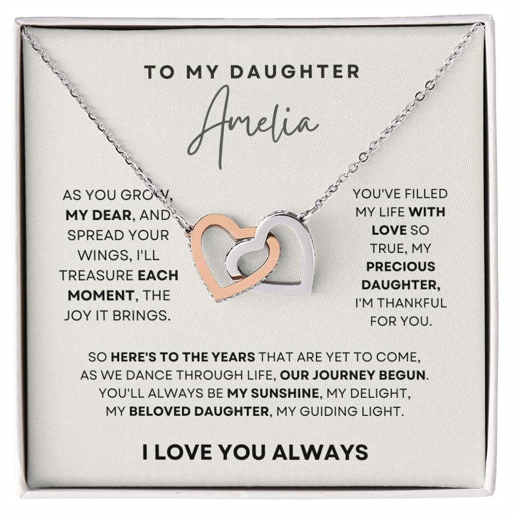 Daughter Necklace, Daughter Gift, Christmas Gift For Daughter
