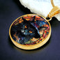 Halloween Necklace Black Cat Spooky Cat Halloween Accessories Jewellery