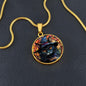 Halloween Necklace Black Cat Spooky Cat Halloween Accessories Jewellery