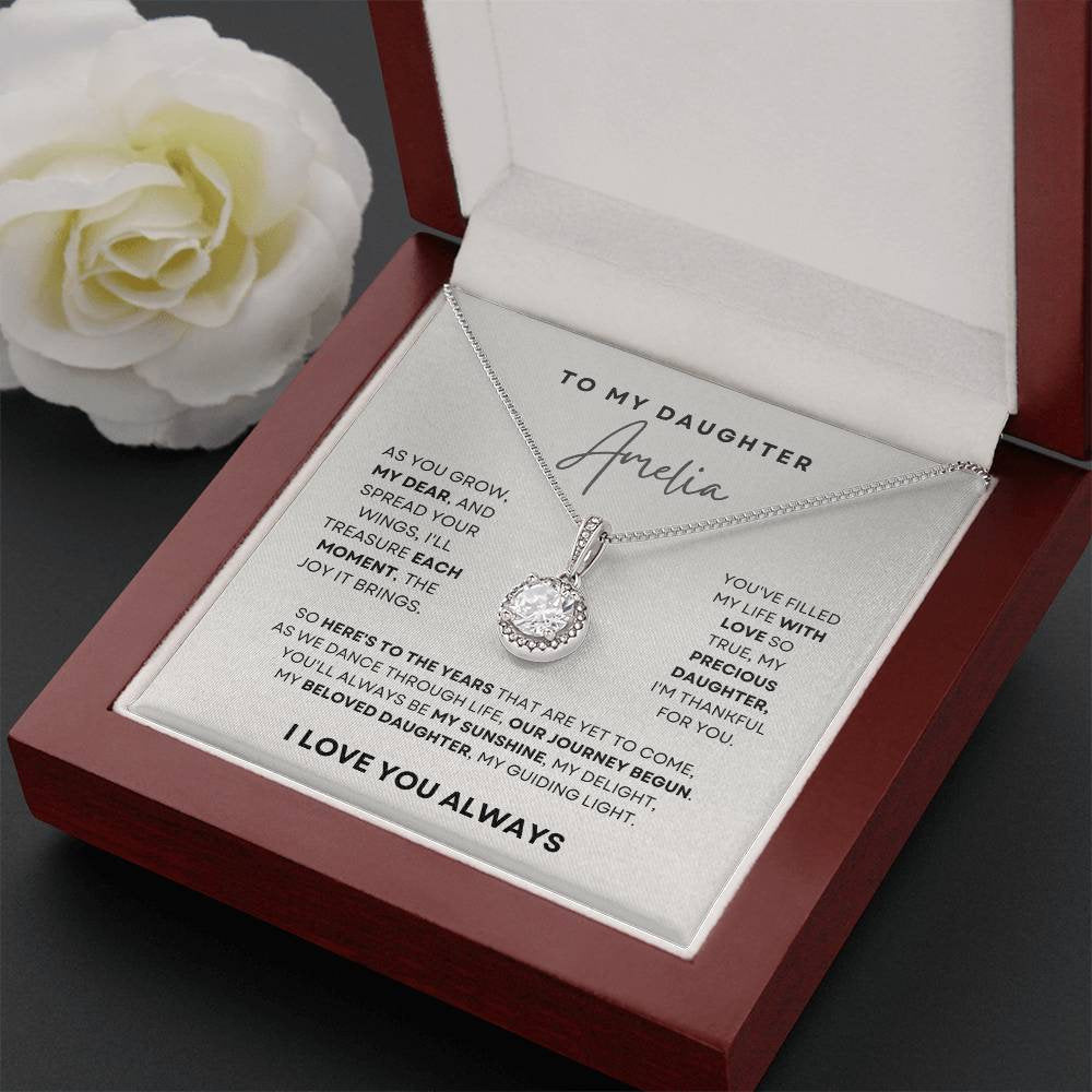 Daughter Gift, Daughter Necklace, Personalised Christmas, Birthday, Graduation Gift For Daughter