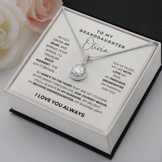 Granddaughter Necklace, Granddaughter Gift, Christmas Gift , Birthday Gift ,Graduation Gift