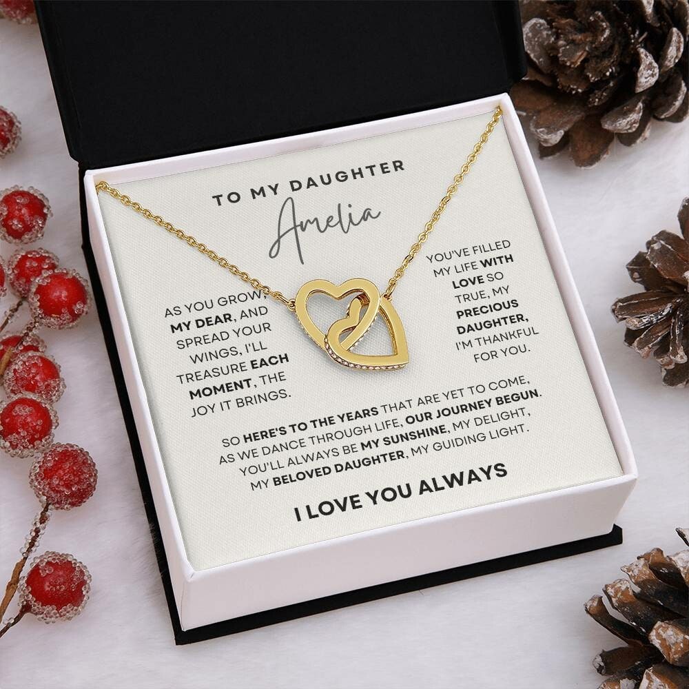 Daughter Necklace, Daughter Gift, Christmas Gift For Daughter