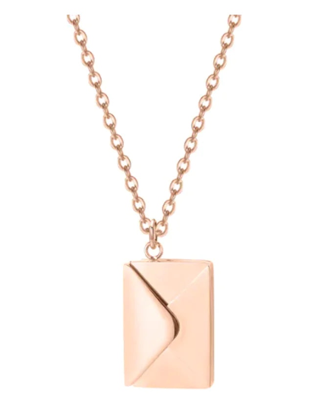 Envelope Memory Necklace, Women's Jewelry
