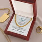 To My Son Cuban Link Chain Necklace Birthday, Graduation & Christmas Gift For Son - Zensassy