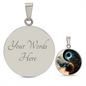 Yin Yang Spiritual Pendant Necklace, Gift For Her - Zensassy