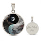 Yin Yang Symbol Pendant, Dainty Necklace For Her - Zensassy