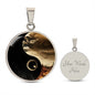 Yin Yang Symbol Pendant, Spiritual Necklace, Gift For Her - Zensassy