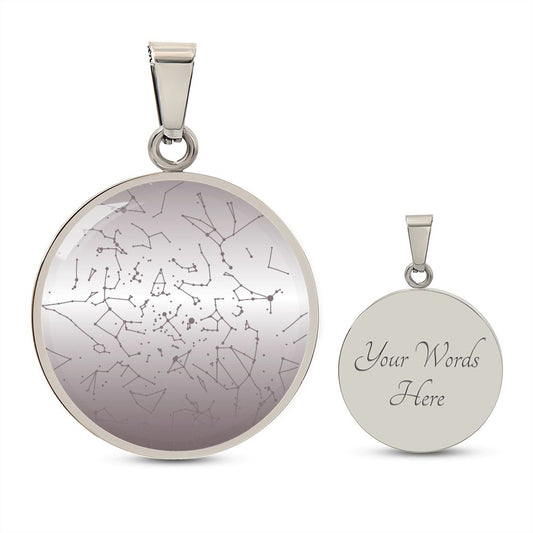 Constellation Special Event Star Map Necklace, Anniversary Gift For Her - Zensassy