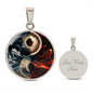 Yin Yang Charm Pendant, Dainty Necklace For Her - Zensassy