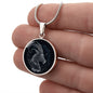 Capricorn Zodiac Sign Necklace, Circle Pendant Jewelry, Birthday Gift For Her - Zensassy