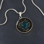 Pisces Zodiac Sign, Circle Pendant Jewerly, Birthday Gift For Her - Zensassy