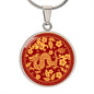 Year of the Dragon Chinese Zodiac Pendant, Necklace For Women