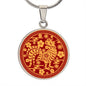 The Year of the Rooster, Chinese Zodiac Necklace Gift For Women