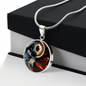 Yin Yang Charm Pendant, Dainty Necklace For Her - Zensassy