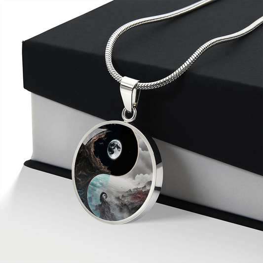 Yin Yang Symbol Pendant, Dainty Necklace For Her - Zensassy