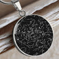 Personalized Night Sky Star Map Pendan Gift For Her, Dainty Necklace Gift For Women - Zensassy