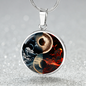 Yin Yang Charm Pendant, Dainty Necklace For Her - Zensassy
