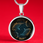 Pisces Zodiac Sign, Circle Pendant Jewerly, Birthday Gift For Her - Zensassy