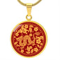 Year of the Dragon Chinese Zodiac Pendant, Necklace For Women
