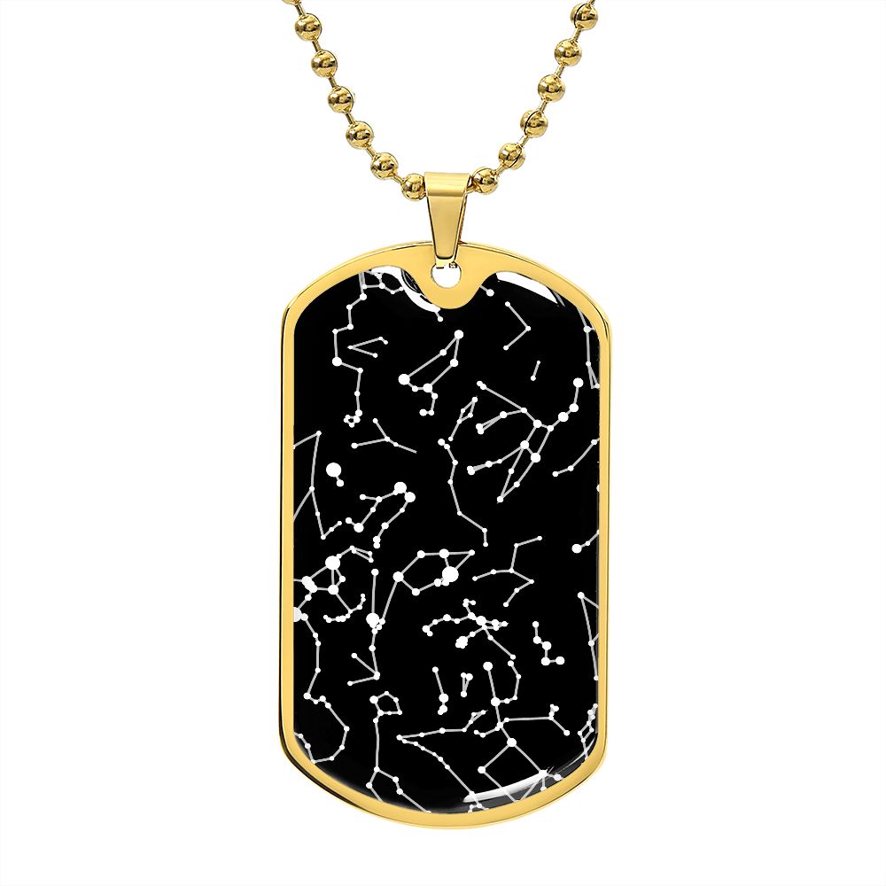 Anniversary Gift For Him, Gift for Men, Personalized Star Map Pendant Necklace