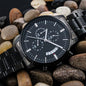 Customizable Engraved Black Chronograph Watch - Zensassy