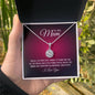 To My Mum Gold Finish Pendant Necklace, Birthday Gift For Mum, Mother's Day Luxury Gift - Zensassy