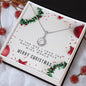 Christmas Gift for Mum, Daughter, Wife, Girlfriend and Partner, 14K White Gold Finish With Cubic Zirconia Necklace - Zensassy