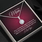 To My Mum Gold Finish Pendant Necklace, Birthday Gift For Mum, Mother's Day Luxury Gift - Zensassy