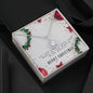 Christmas Gift for Mum, Daughter, Wife, Girlfriend and Partner, 14K White Gold Finish With Cubic Zirconia Necklace - Zensassy