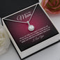 To My Mum Gold Finish Pendant Necklace, Birthday Gift For Mum, Mother's Day Luxury Gift - Zensassy