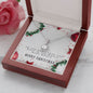 Christmas Gift for Mum, Daughter, Wife, Girlfriend and Partner, 14K White Gold Finish With Cubic Zirconia Necklace - Zensassy