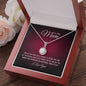 To My Mum Gold Finish Pendant Necklace, Birthday Gift For Mum, Mother's Day Luxury Gift - Zensassy