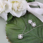To My Gorgeous Woman Love Knot Necklace And Earring Set, Gift For Her - Zensassy