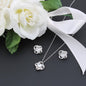 To My Gorgeous Woman Love Knot Necklace And Earring Set, Gift For Her - Zensassy