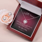 To My Gorgeous Woman Love Knot Necklace And Earring Set, Gift For Her - Zensassy