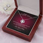 To My Gorgeous Woman Love Knot Necklace And Earring Set, Gift For Her - Zensassy