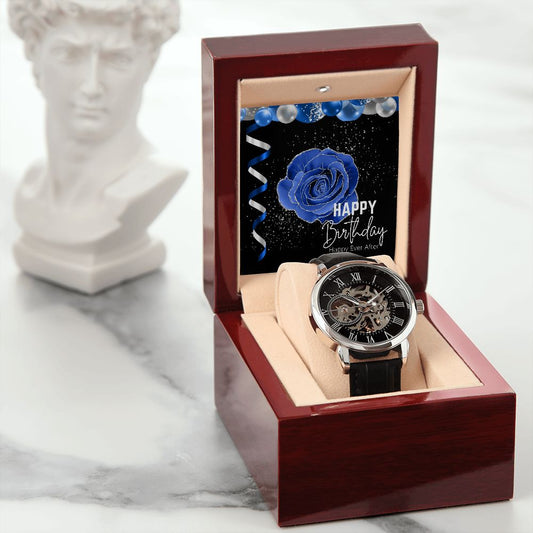Birthday Gift For Him, Men's Openwork Watch - Zensassy